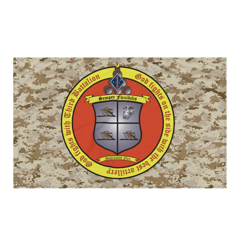 3/11 Marines MARPAT Camo USMC Flag
