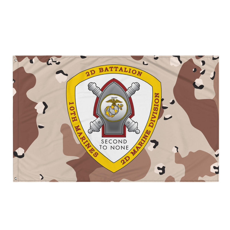 2/10 Marines Chocolate-Chip Camo USMC Flag