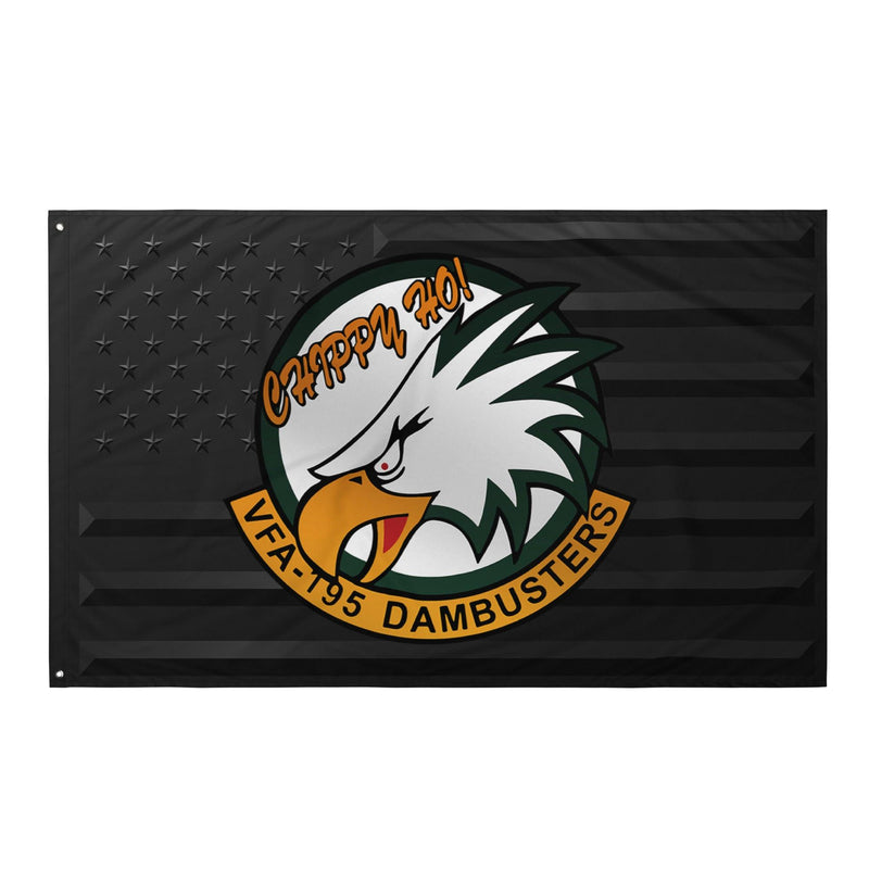 U.S. Navy Strike Fighter Squadron 195 (VFA-195) Black American Flag