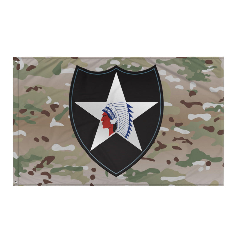 2nd Infantry Division Multicam OCP Camouflage Flag