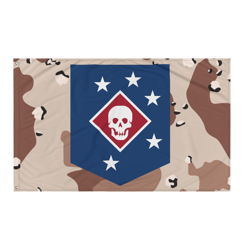 Marine Raiders Chocolate-Chip Camo Flag