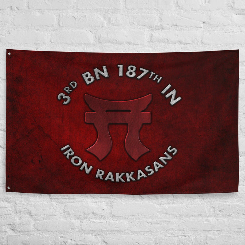3-187 Iron Rakkasans Torii Flag