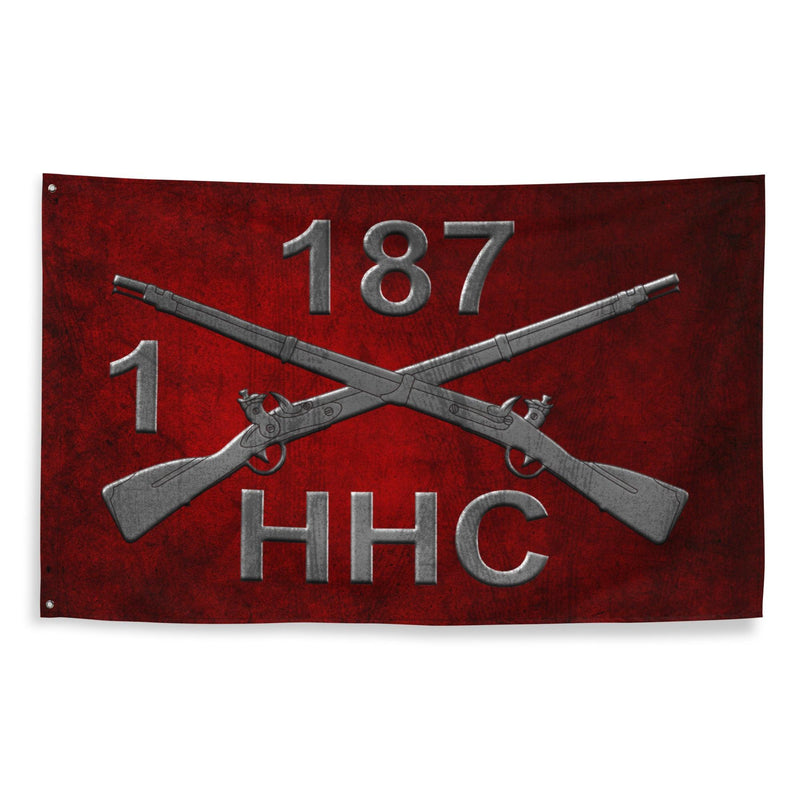 HHC 1-187 Infantry "Leader Rakkasans" Torii Flag