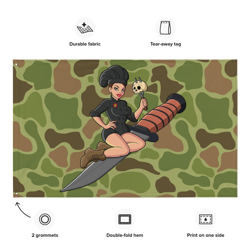 Yesi Pin-Up Girl x USMC 3381 Food Service Flag
