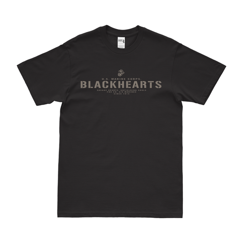 2/5 Marines Fox Co 'Blackhearts' Legacy T-Shirt