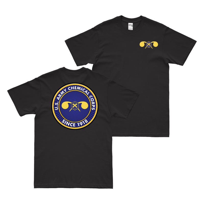 Double-Sided U.S. Army Chemical Corps Since 1918 T-Shirt
