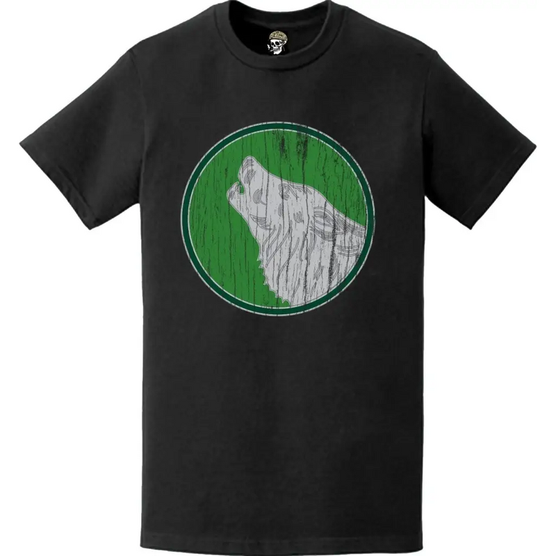 Distressed 104th Infantry Division (104th ID) CSIB Logo Crest T-Shirt