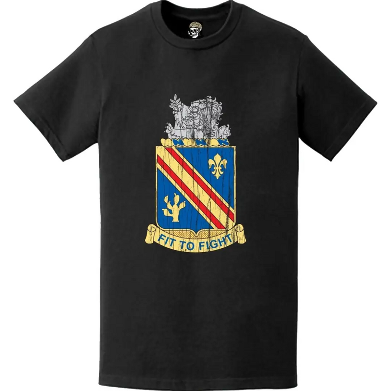Distressed 152nd Cavalry Regiment Logo Emblem T-Shirt