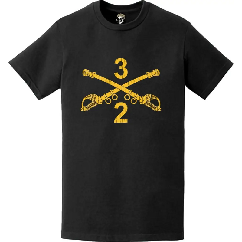 Distressed 2-3 CAV "Sabre"T-Shirt