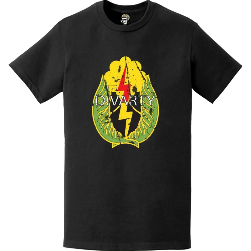 Distressed 25th ID DIVARTY 'Tropic Thunder' Logo Emblem T-Shirt