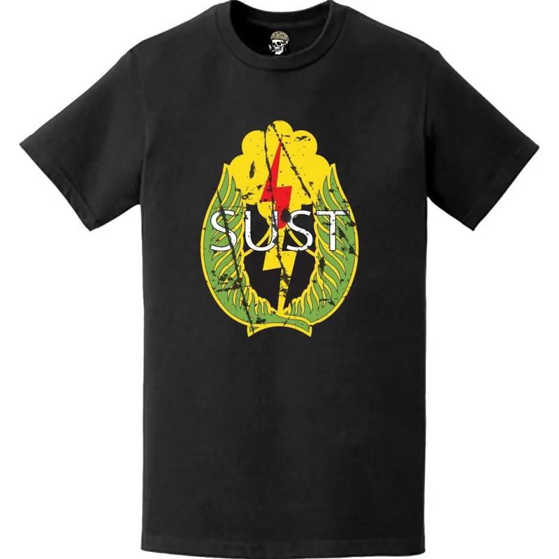 Distressed 25th ID Sust Brigade (25th DSB) 'Lightning Support' T-Shirt