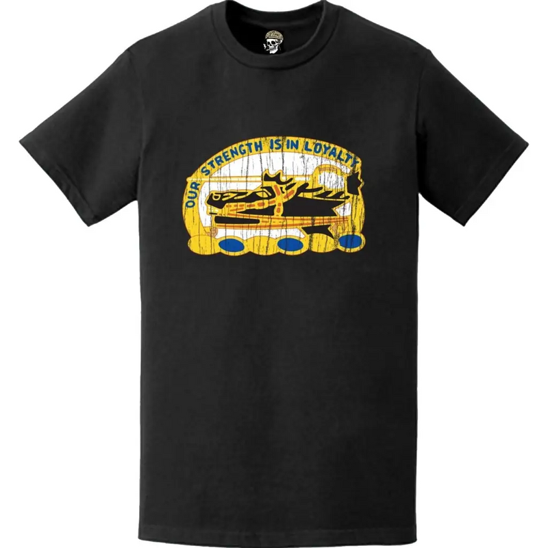 Distressed 26th Cavalry Regiment Logo Emblem T-Shirt