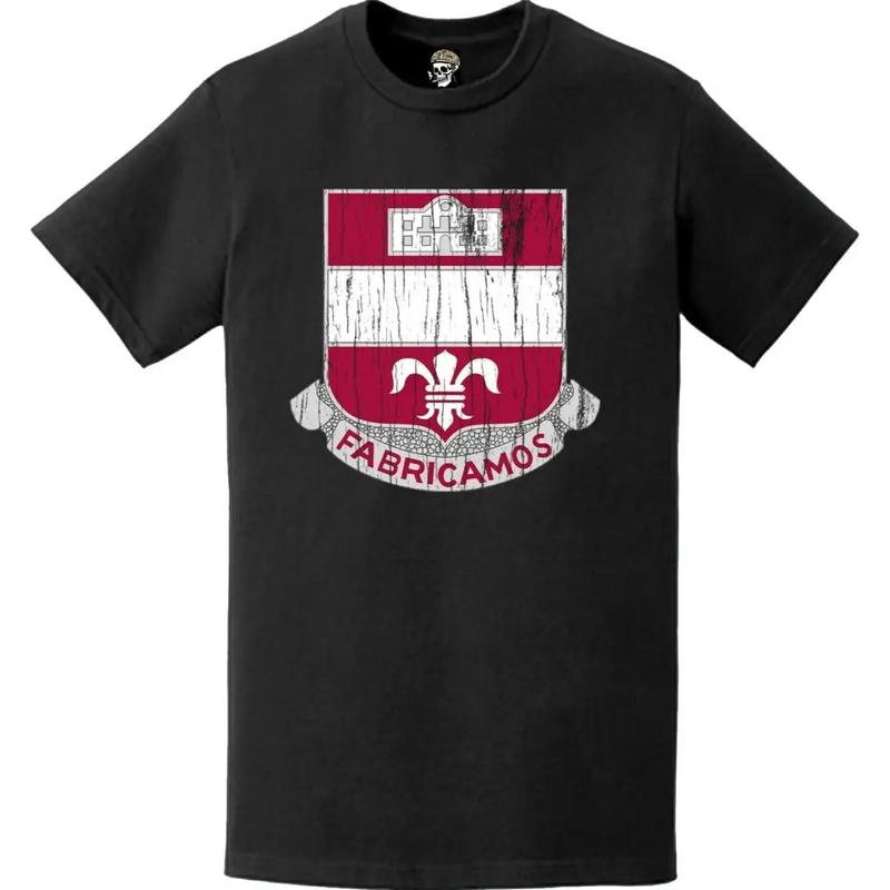 Distressed 315th Engineer Battalion Logo Emblem Unit Crest T-Shirt
