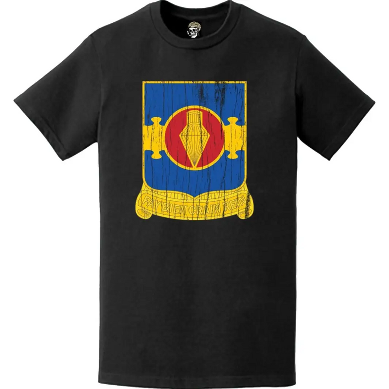 Distressed 326th Airborne Engineer Battalion Logo Emblem T-Shirt