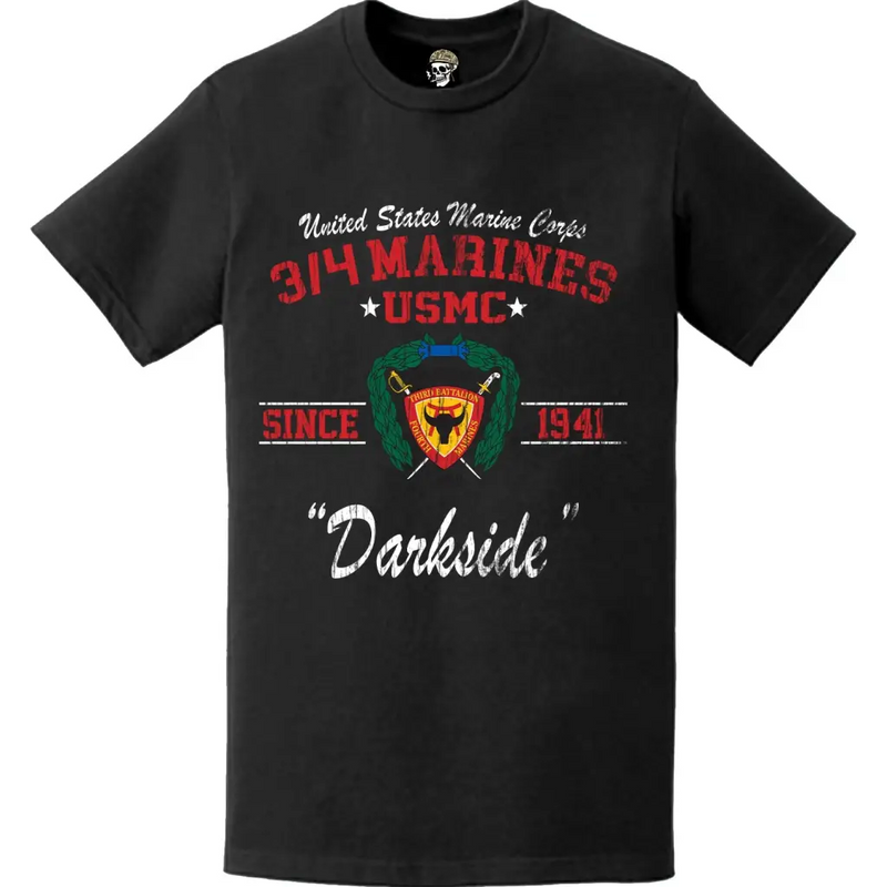 Distressed 3/4 Marines 'Darkside' Since 1941 Legacy T-Shirt
