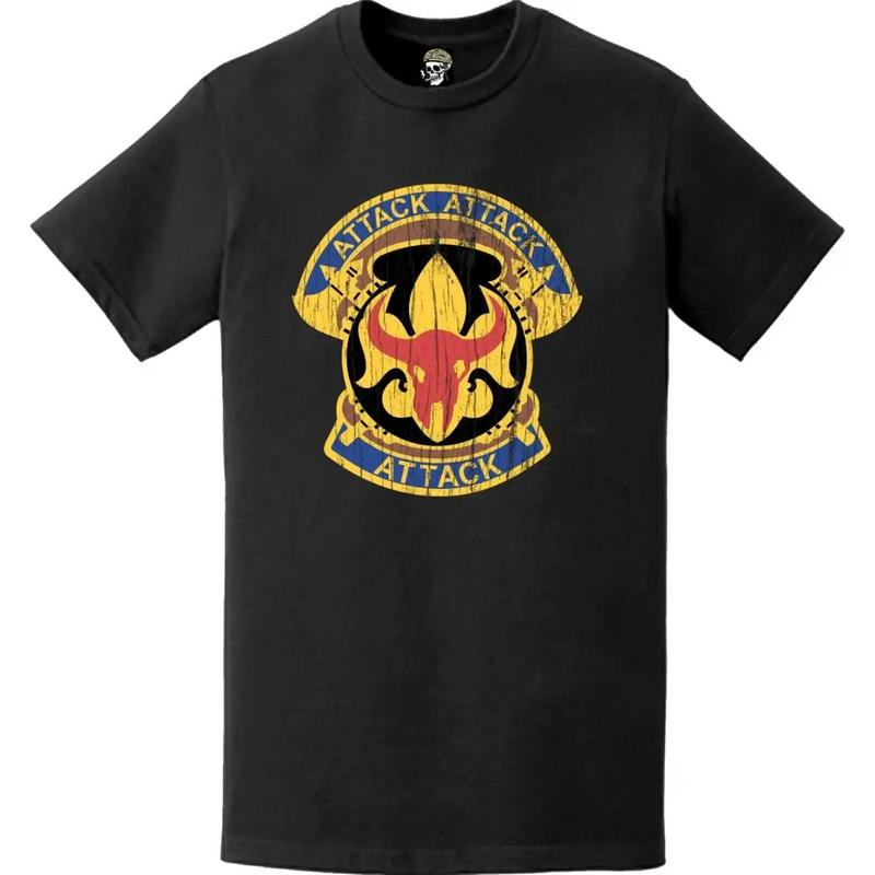Distressed 34th Infantry Division (34th ID) DUI Logo Crest T-Shirt