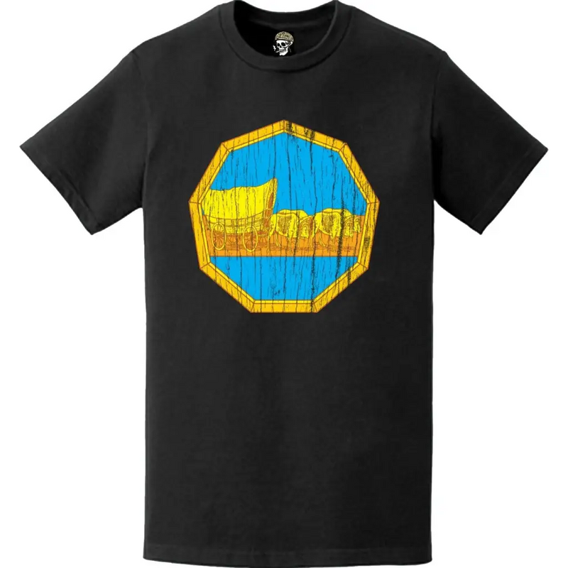 Distressed 35th Infantry Division (35th ID) DUI Logo Crest T-Shirt