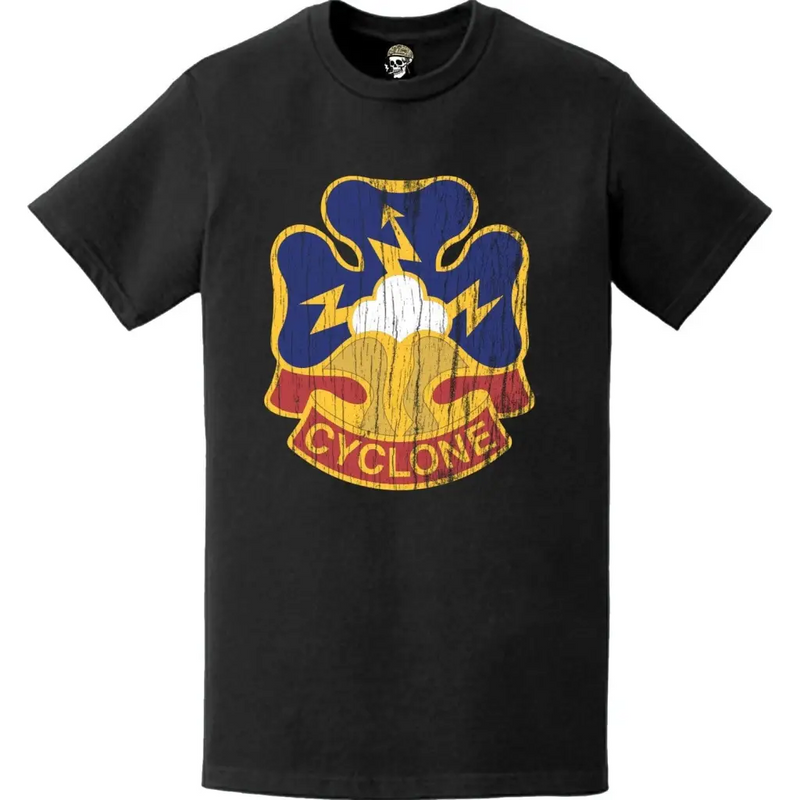 Distressed 38th Infantry Division (38th ID) DUI Logo Crest T-Shirt