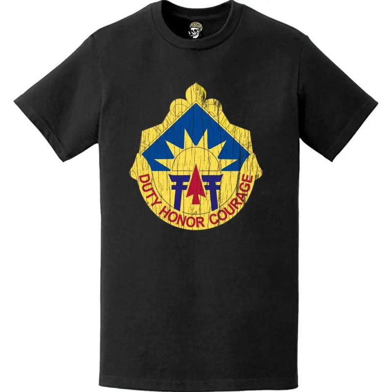 Distressed 40th Infantry Division (40th ID) DUI Logo Crest T-Shirt