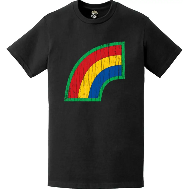 Distressed 42nd Infantry Division (42nd ID) SSI Logo Crest T-Shirt
