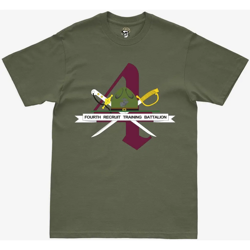 4th Recruit Training Battalion (4th RTB) Military Green T-Shirt