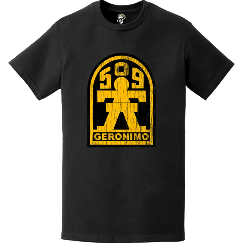 Distressed 509th Infantry Regiment Logo Emblem T-Shirt