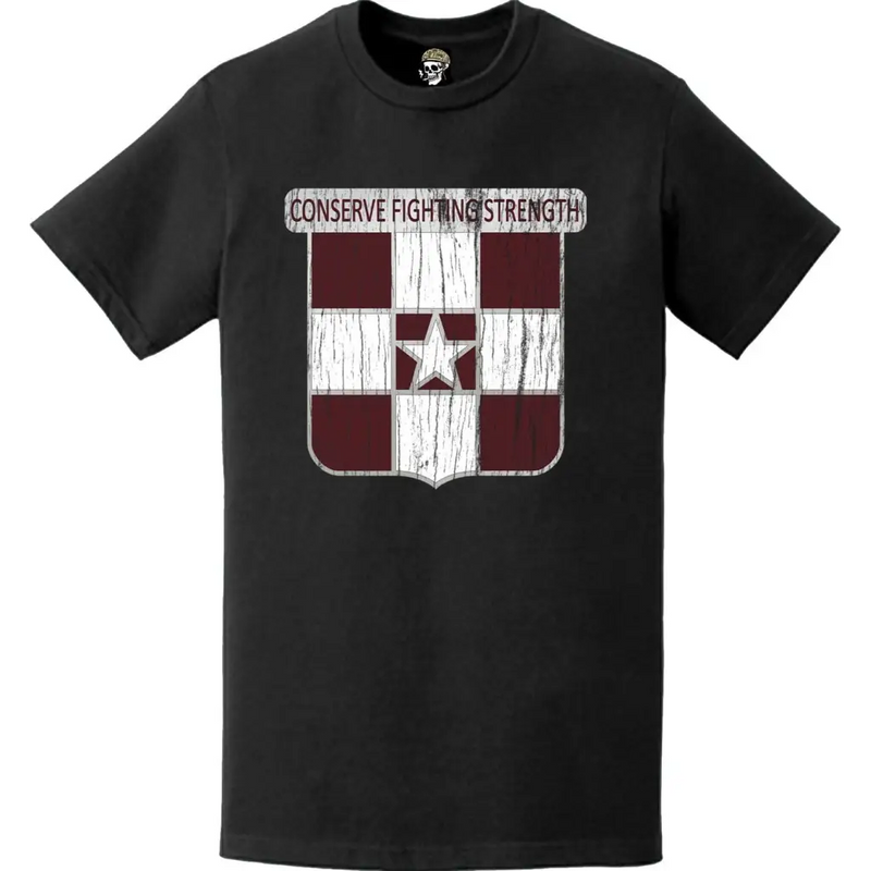 Distressed 55th Medical Group Emblem Logo T-Shirt