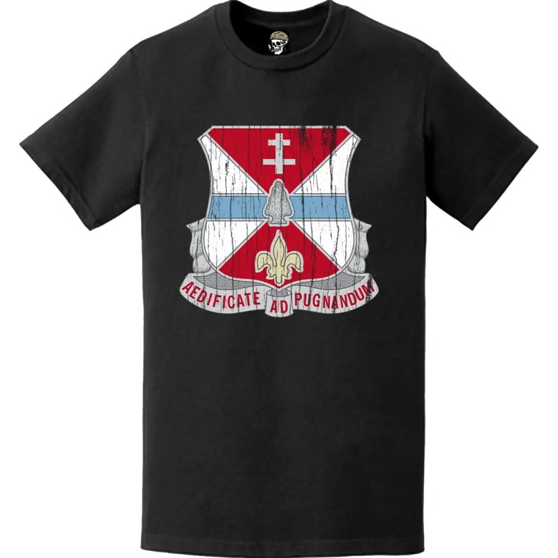 Distressed 578th Engineer Battalion Logo Emblem T-Shirt