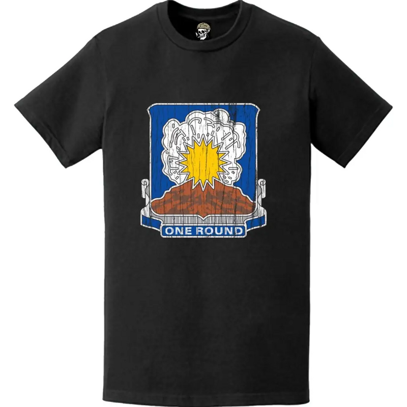 Distressed 75th Cavalry Regiment Logo Emblem T-Shirt