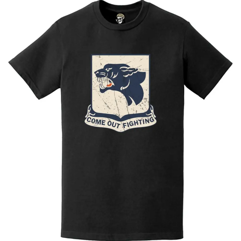 Distressed 761st Tank Battalion Emblem T-Shirt