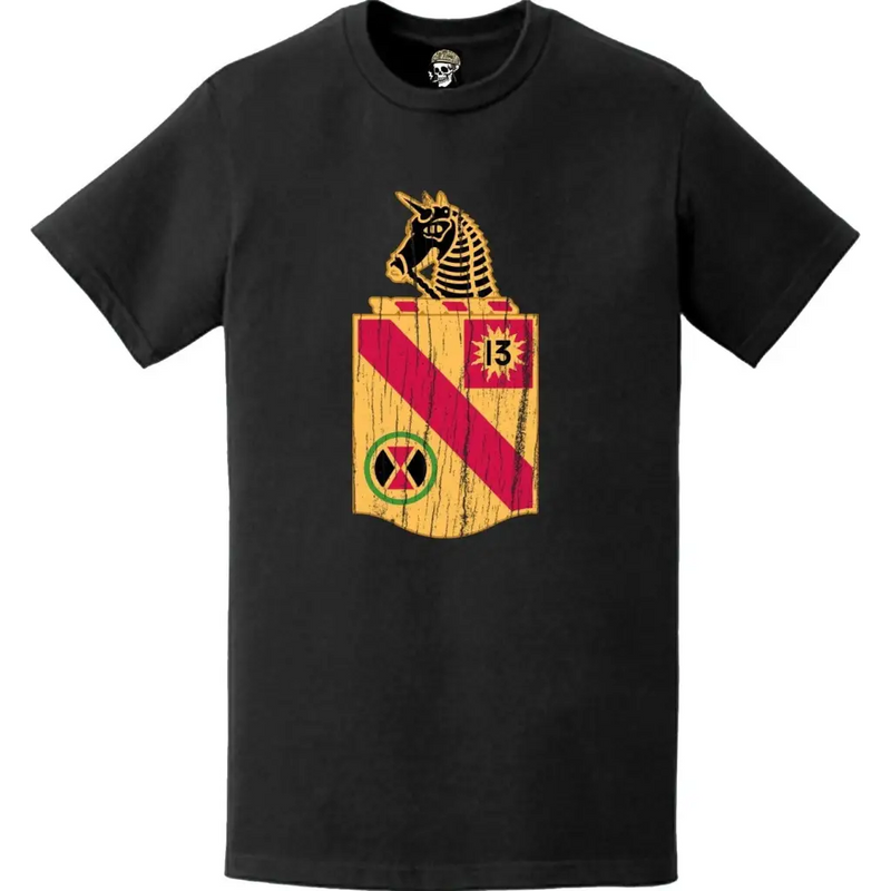 Distressed 79th Field Artillery Regiment Emblem Crest T-Shirt