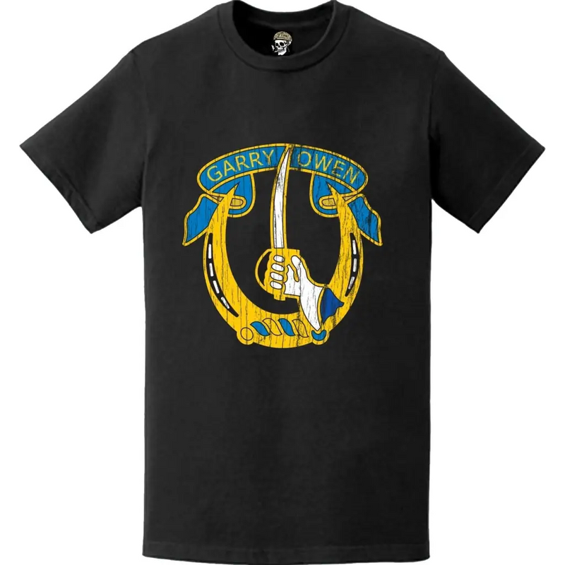 Distressed 7th Cavalry Regiment Logo Emblem T-Shirt