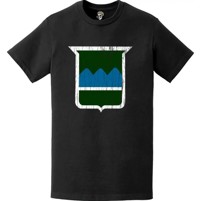 Distressed 80th Infantry Division (80th ID) SSI Logo Crest T-Shirt