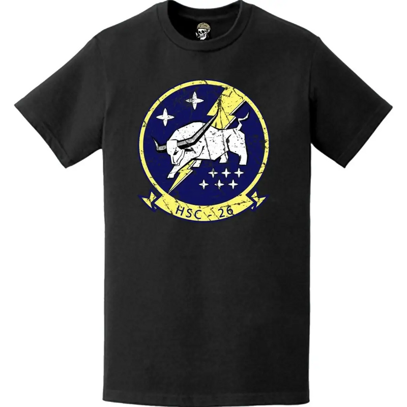 かすれたHSC-26「チャージャーズ」エンブレムロゴTシャツ