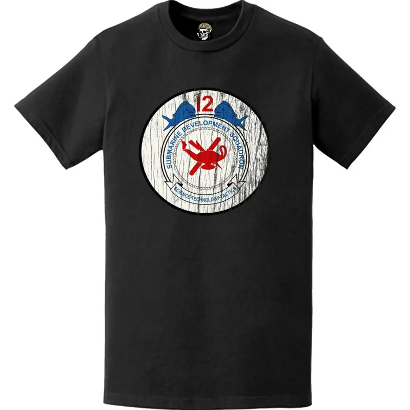 ディストレスト潜水艦開発飛行隊12 (DEVRON-12) ロゴTシャツ