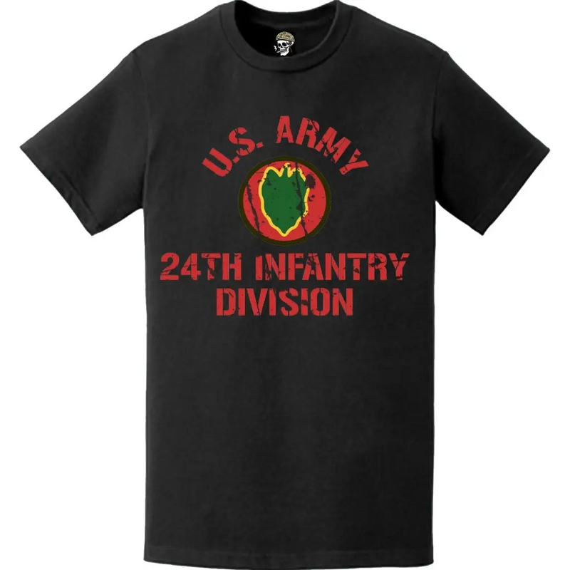 Distressed U.S. Army 24th Infantry Division T-Shirt