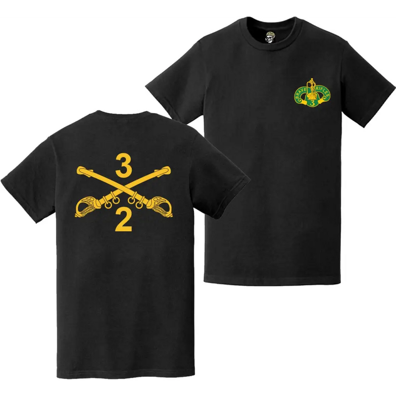 Double-Sided 2-3 CAV "Sabre" Sabres T-Shirt