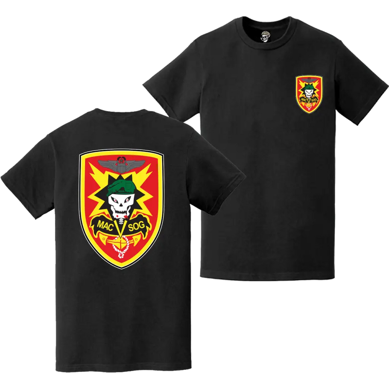 Double-Sided MACV-SOG Logo Emblem T-Shirt