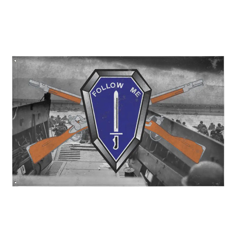 Follow Me" U.S. Army Infantry Commemorative Indoor Wall Flag