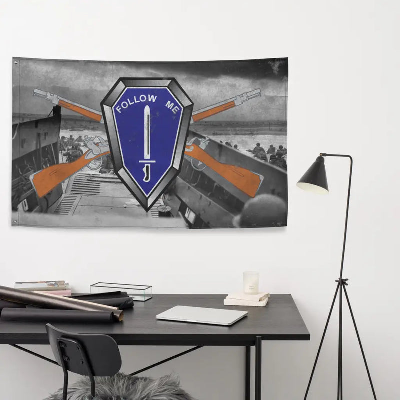 Follow Me" U.S. Army Infantry Commemorative Indoor Wall Flag