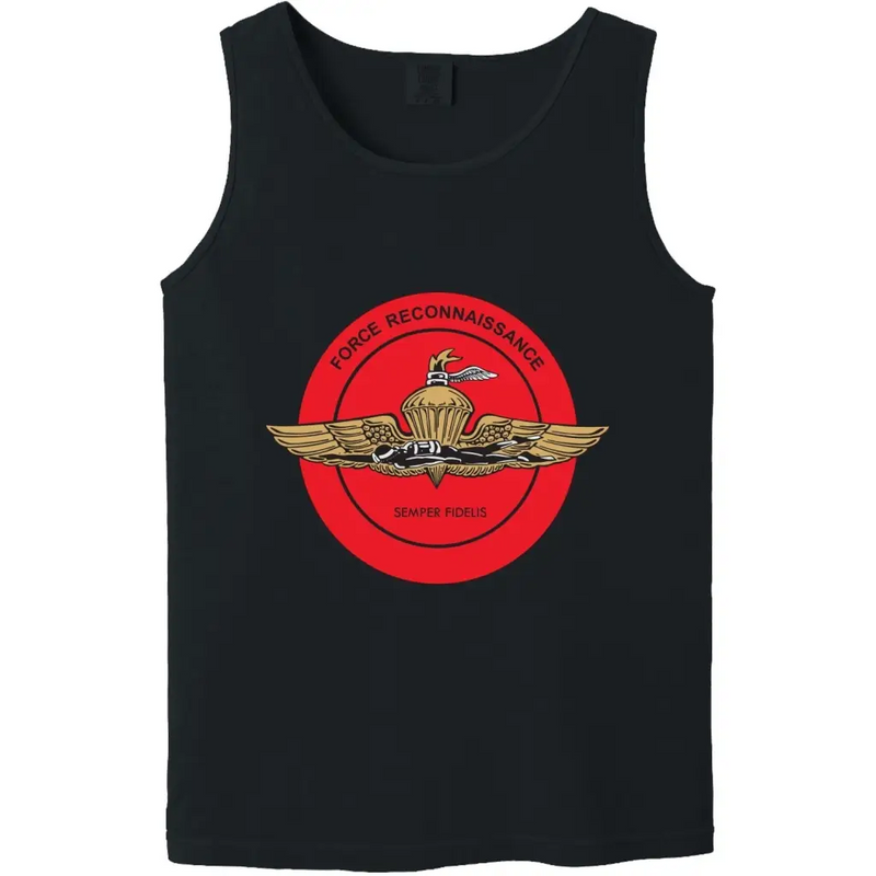 Force Reconnaissance Unit Logo Emblem Tank Top