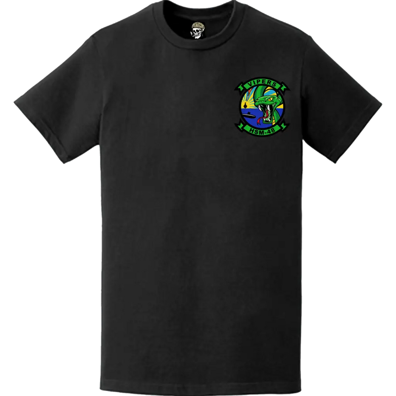 HSM-48 パッチロゴ デカール エンブレム 左胸 Tシャツ
