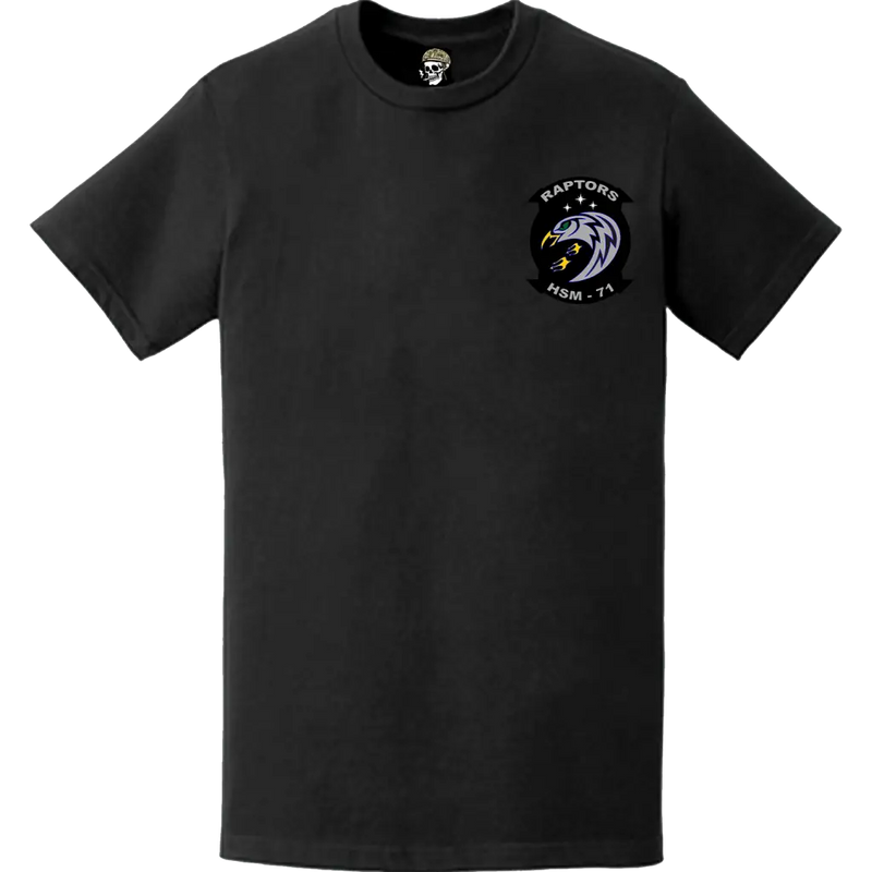 HSM-71 "Raptors" Left Chest Logo Emblem T-Shirt