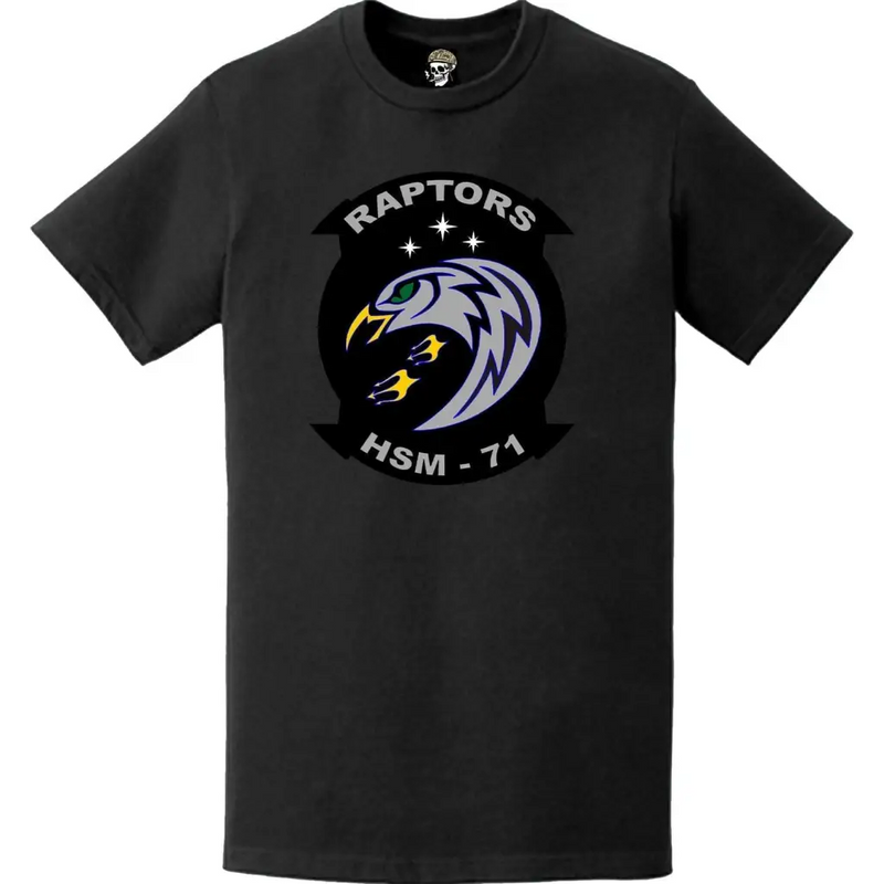 HSM-71 "Raptors" Logo Emblem Crest T-Shirt