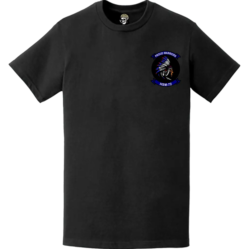 HSM-72 "Proud Warriors" Logo Emblem Left Chest T-Shirt