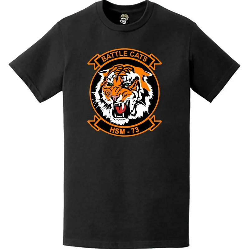 HSM-73 "Battle Cats" Logo Emblem Crest Insignia T-Shirt
