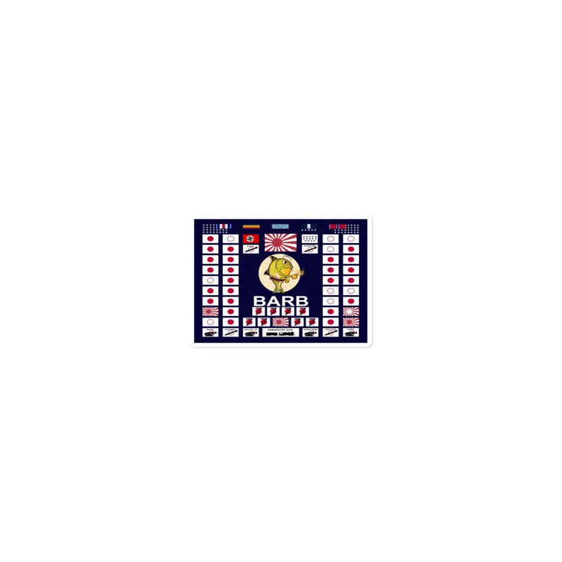 USS Barb SS-220 Battle Flag Sticker Decal