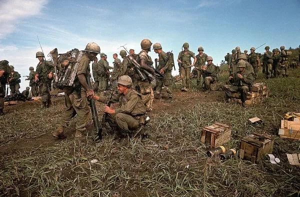 26th Marines mortar crew