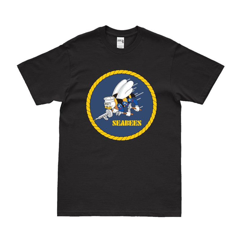 U.S. Navy Seabees 'Can Do' Logo Emblem T-Shirt