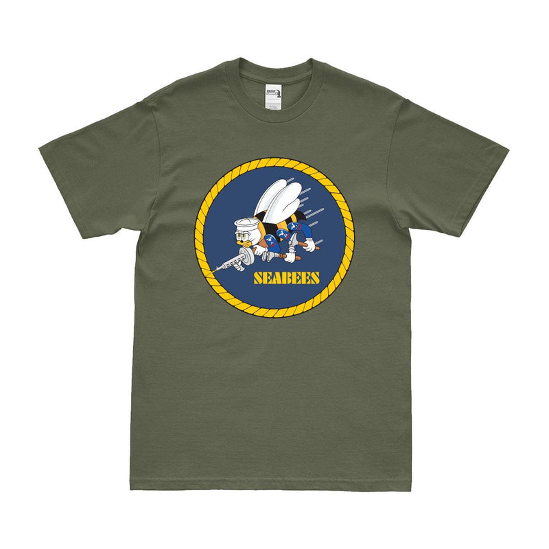 U.S. Navy Seabees 'Can Do' Logo Emblem T-Shirt